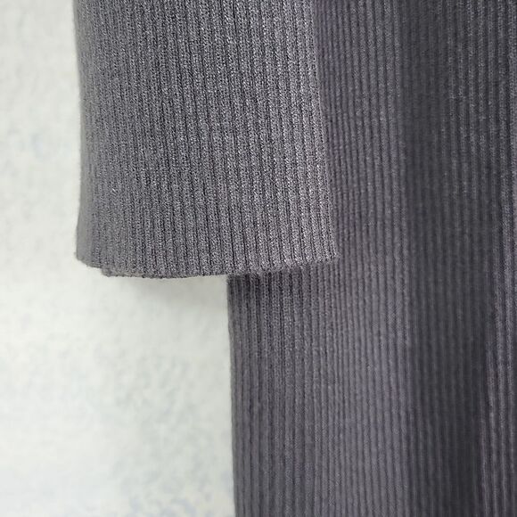 PIXIE MARKET long deep gray cardigan with buttons. Size L - Picture 4 of 10